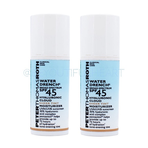 Peter Thomas Roth Water Drench Hyaluronic Cloud Sheer Tint Moisturizer SPF 45 - Picture 8 of 16